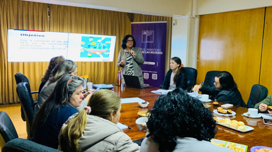 SEA Atacama expuso en la Mesa de Mujeres Rurales regional