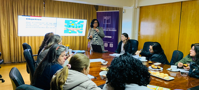 SEA Atacama expuso en la Mesa de Mujeres Rurales regional